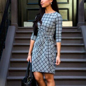Ann Taylor * Faux Wrap Dress * Size Medium